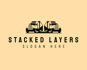 Freight Forwarding Truck logo design