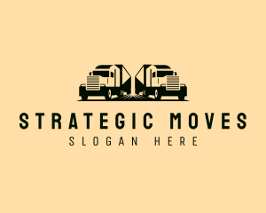 Freight Forwarding Truck logo design