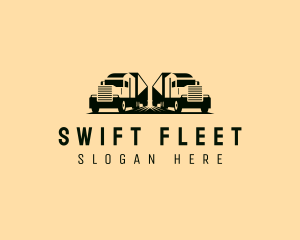 Freight Forwarding Truck logo design