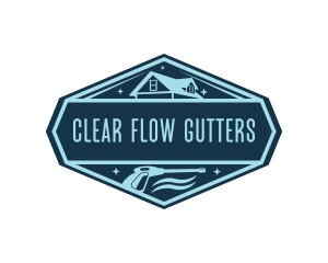 Gutter Roof Cleaner logo design