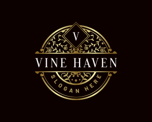 Luxury Vines Floral logo design