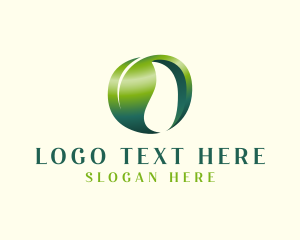 Landscaping - Leaf Organic Letter O logo design