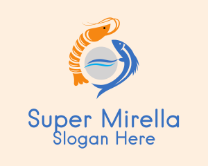 Ocean Shrimp & Fish Logo