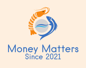 Seafood Restaurant - Ocean Shrimp & Fish logo design