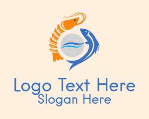 Ocean Shrimp & Fish Logo