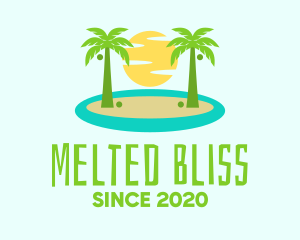 Beach Island Resort logo design