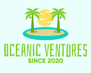 Beach Island Resort logo design