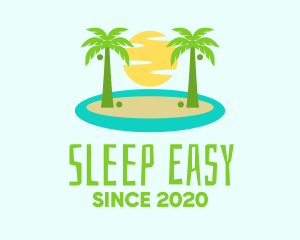 Beach Island Resort logo design