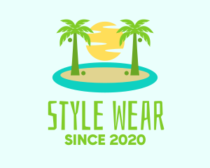 Beach Island Resort logo design