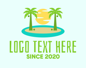 Beach - Beach Island Resort logo design