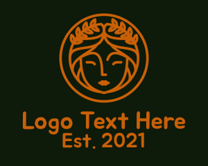 Laurel - Bronze Fairy Badge logo design