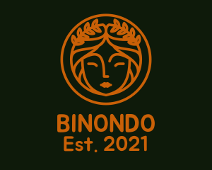 Monoline - Bronze Fairy Badge logo design