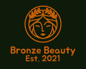 Bronze Fairy Badge logo design