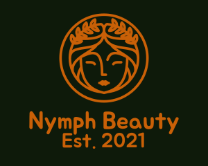 Nymph - Bronze Fairy Badge logo design