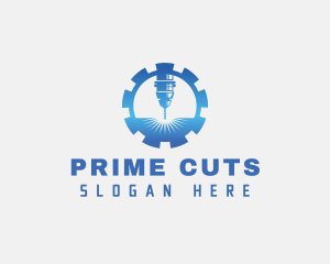 Industrial CNC Laser logo design