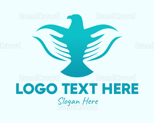 Blue Dove Hands Logo