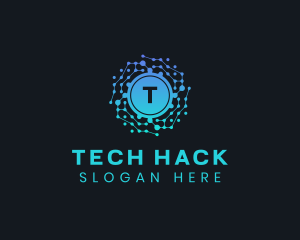 Tech Cyber App Ai logo design