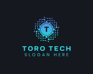 Tech Cyber App Ai logo design