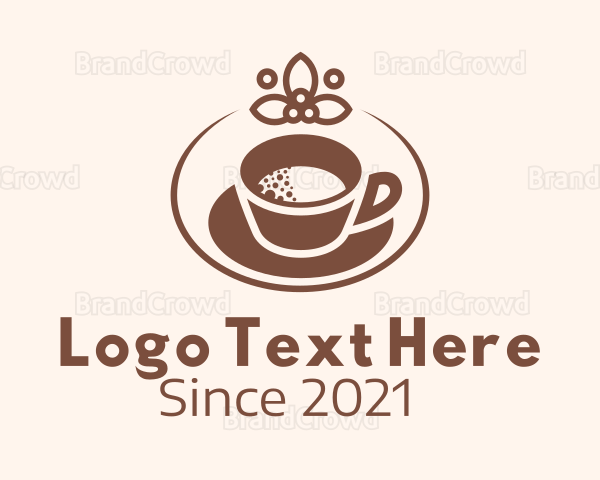 Brown Organic Coffee Logo