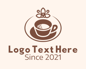 Cup - Brown Organic Coffee logo design