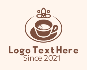 Cup - Brown Organic Coffee logo design