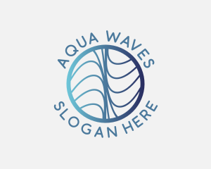 Waves - Digital Tech Waves logo design