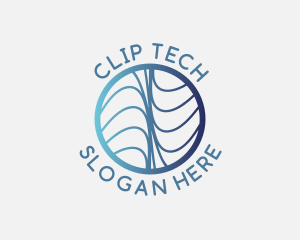 Digital Tech Waves logo design