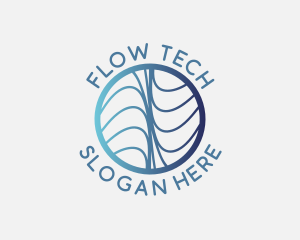 Digital Tech Waves logo design