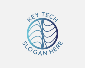 Digital Tech Waves logo design