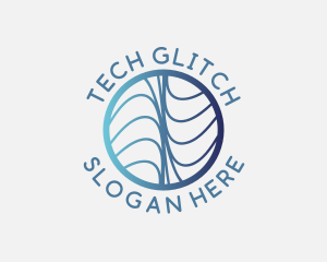 Digital Tech Waves logo design