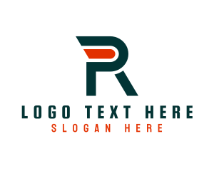 Automotive Business Letter R logo design