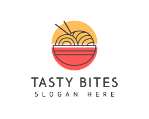 Savory - Minimalist Ramen Noodles logo design