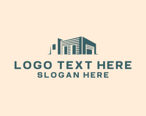 Forwarding - Warehouse Logistics Facility logo design