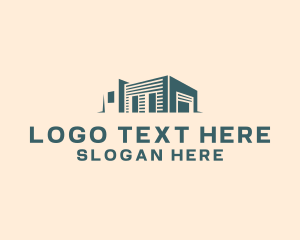 Warehouse Logistics Facility Logo