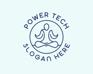 Reiki - Holistic Yoga Meditation logo design