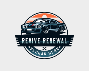 Restoration - Sports Car Restoration Garage logo design
