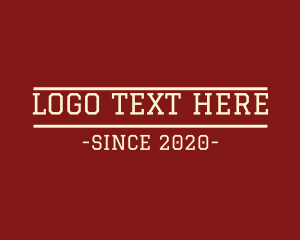 Text - Varsity College Text logo design