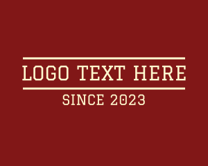 Graduate - Varsity College Text logo design