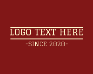 Text - Varsity College Text logo design