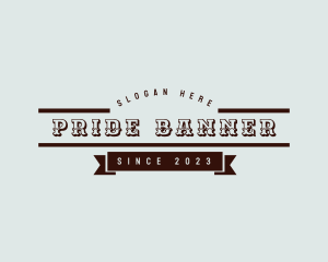 Rustic Banner Business logo design