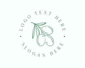 Natural Olive Fruit Logo