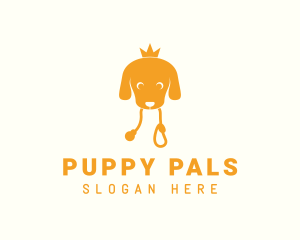 Crown Puppy Pet logo design