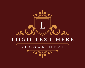 Law - Elegant Royal Shield logo design