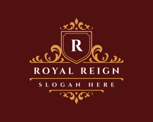 Elegant Royal Shield logo design