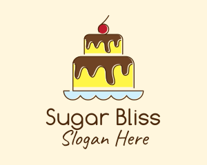 Sweets - Sweet Cherry Cake logo design