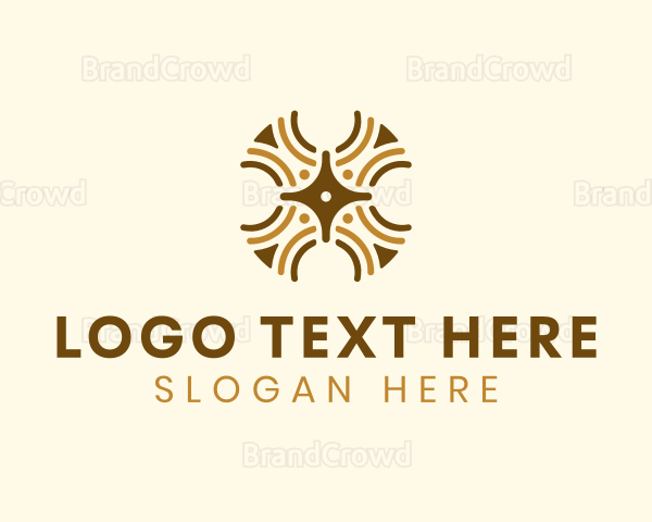 Tribal Shield Letter X Logo