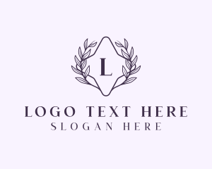 Wreath - Luxury Stylish Wreath logo design