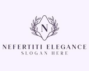 Luxury Stylish Wreath logo design