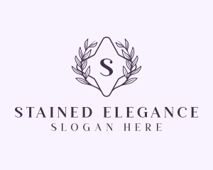 Luxury Stylish Wreath logo design