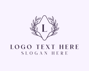 Fashion - Luxury Stylish Wreath logo design